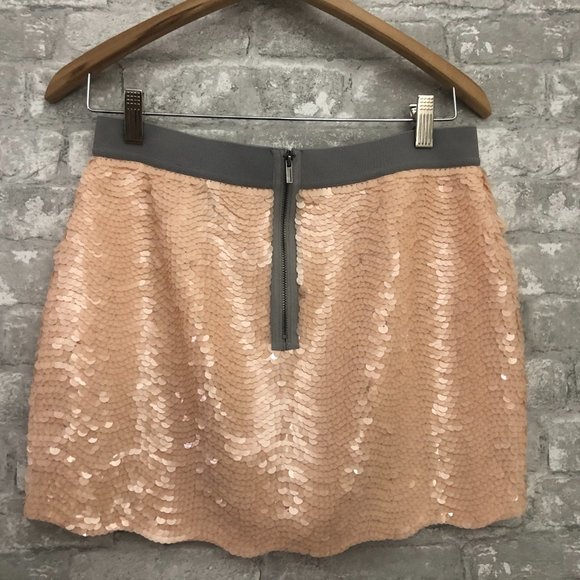 BCBGMaxAzria Peachy sequins mini skirt "Michaela" - Picture 1 of 5